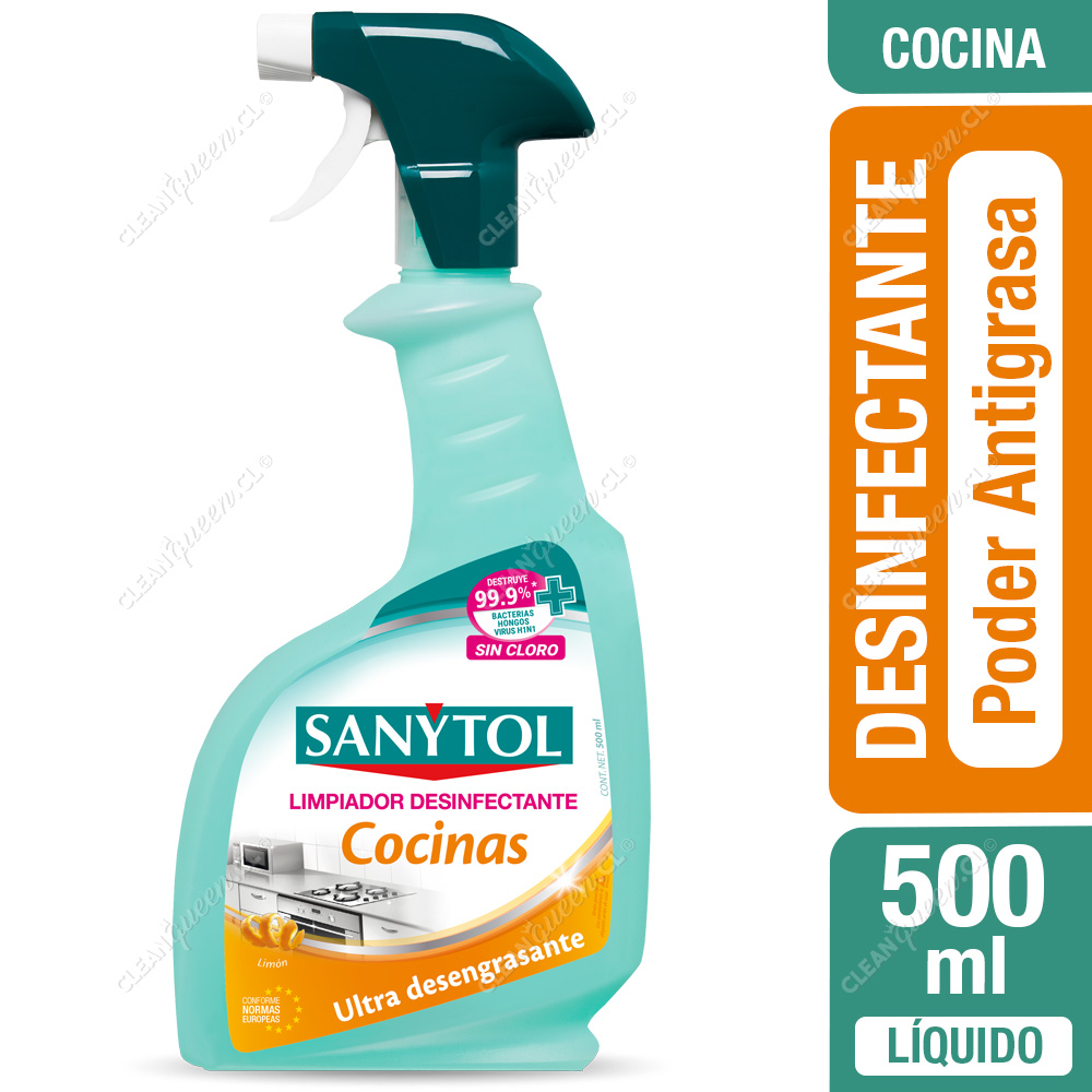 Limpiador Sanytol desinfectante cocina x500ml - Tiendas Metro
