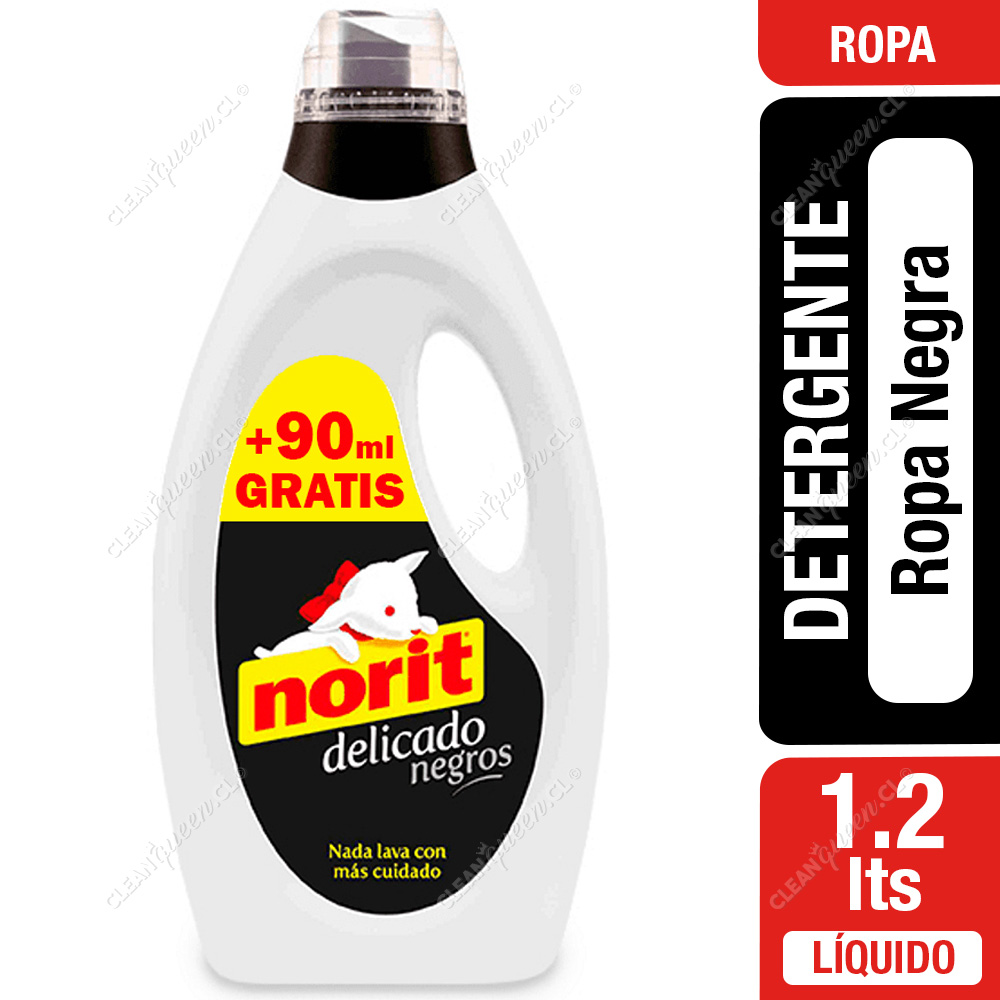 Detergente Líquido Norit Ropa Negra 1,2 L - Clean Queen