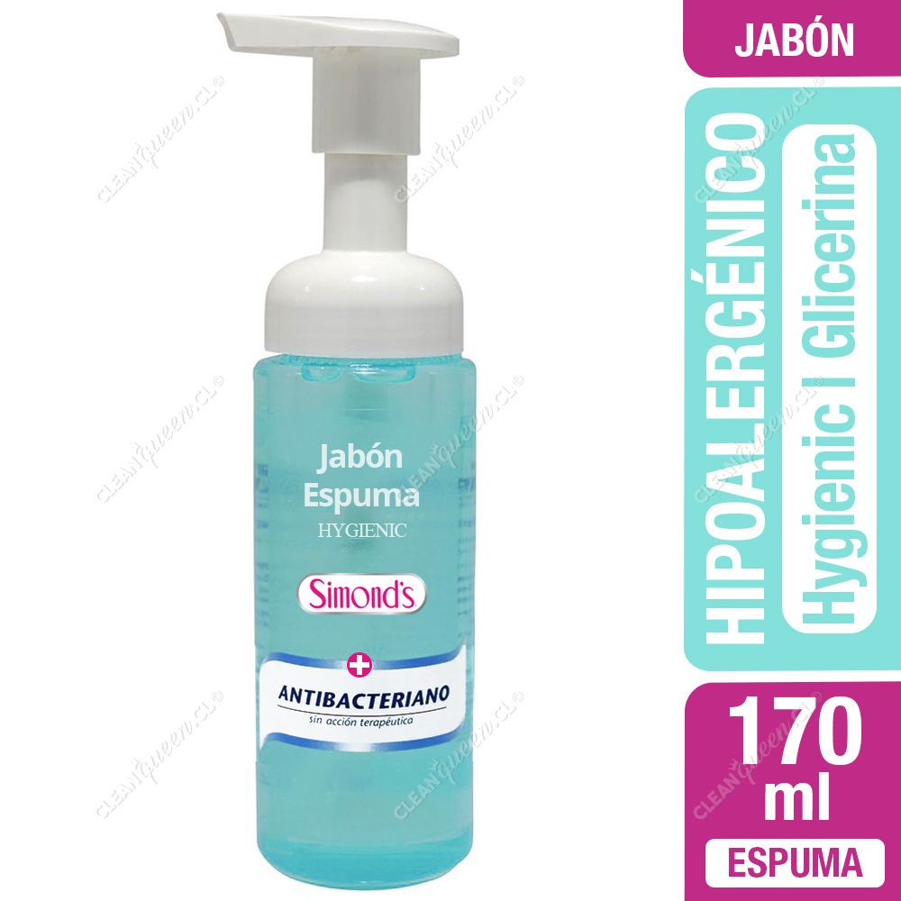 Jabón Espuma Hygienic Simond's 170 ml - Clean Queen