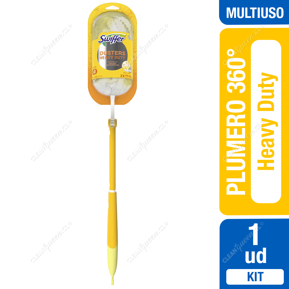Plumero Swiffer Heavy Duty con Mango Extensible Kit 1 Unid - Clean Queen