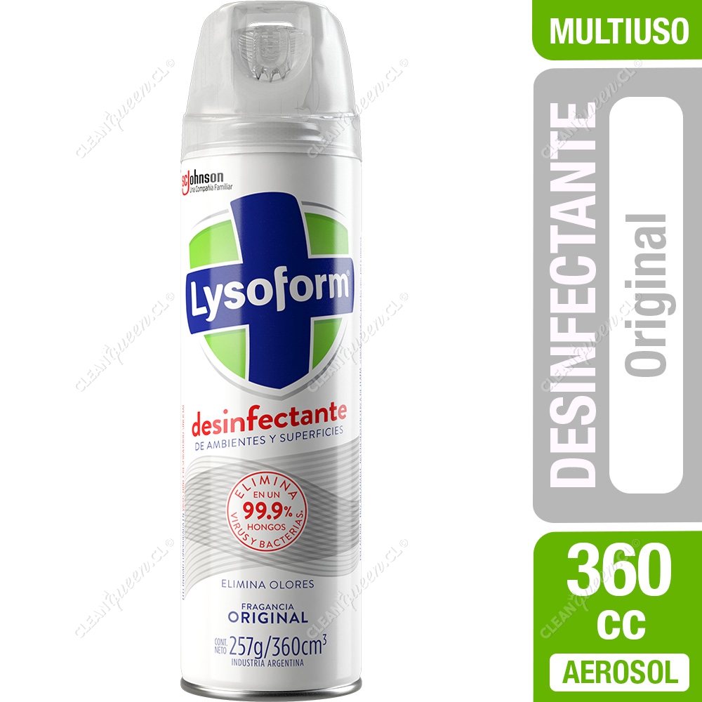 Desinfectante Aerosol Aroma Original Lysoform 360 cc - Clean Queen