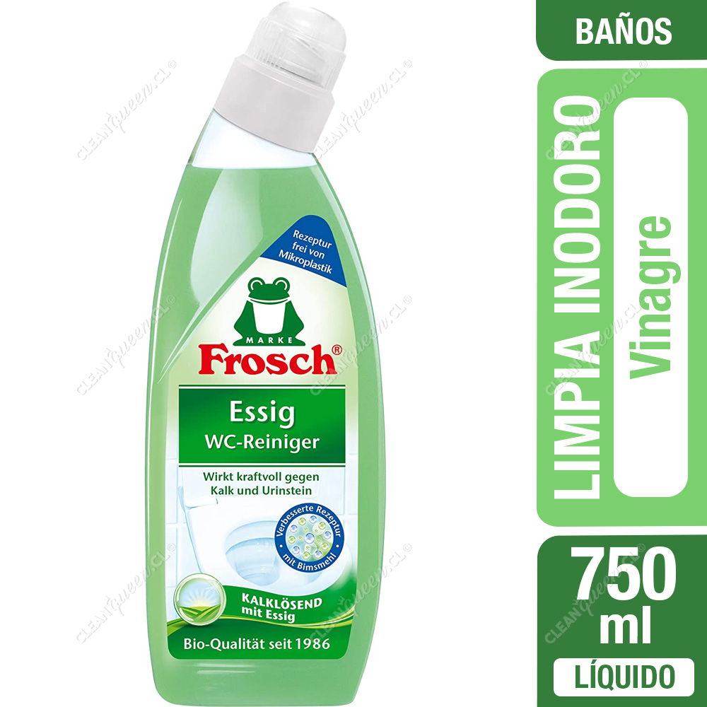 Limpiador Inodoro Vinagre Frosch 750 ml - Clean Queen