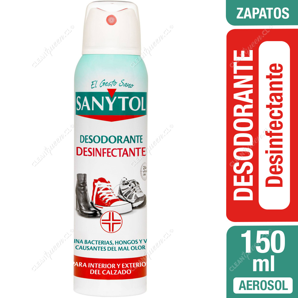 Desodorante Desinfectante Calzado Sanytol Spray 150 ml - Clean Queen