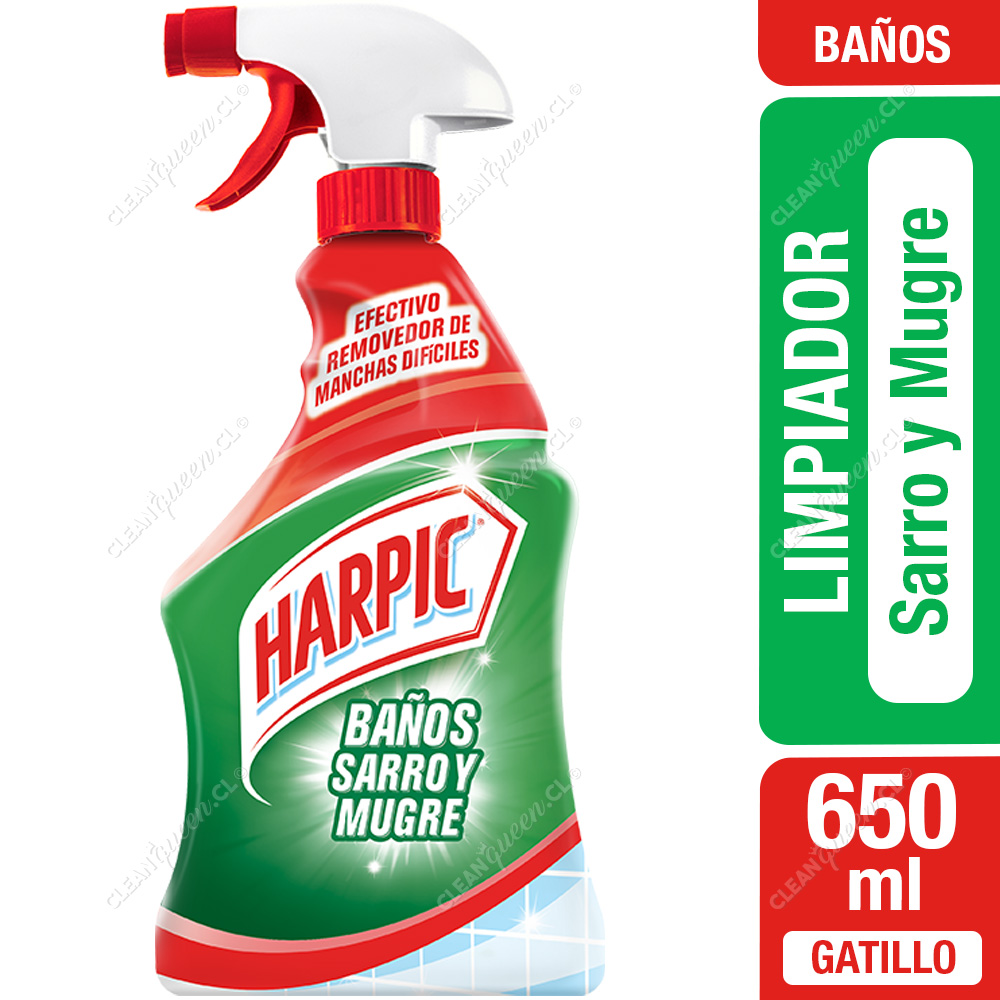 Limpiador Baño Harpic Sarro y Mugre 650 ml - Clean Queen