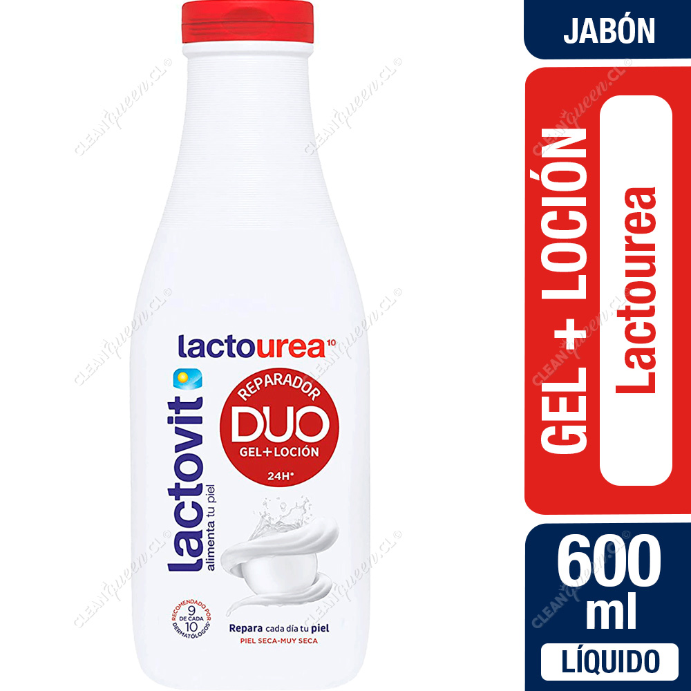 Gel de Ducha Duo Reparador Lactourea Lactovit 600 ml - Clean Queen