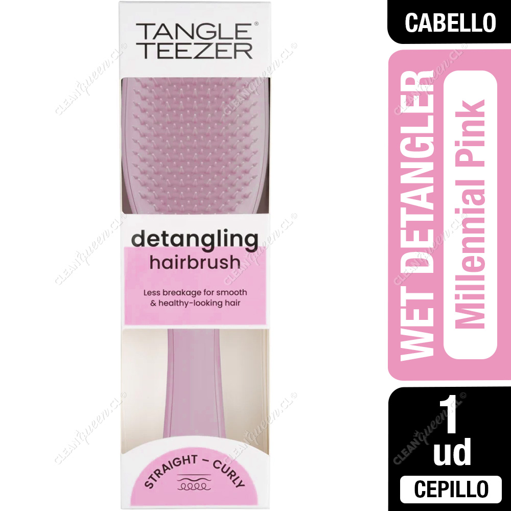 Cepillo Tangle Teezer Wet Detangler Millennial Pink 1 Unid - Clean Queen