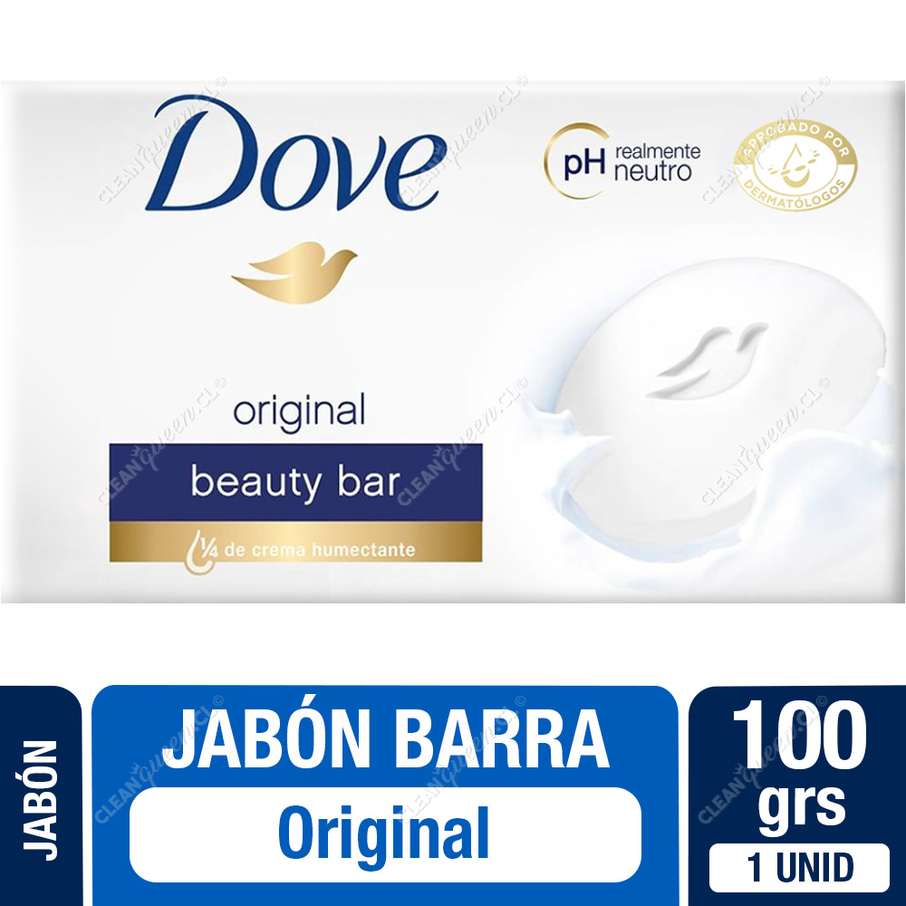 Jabón Barra Dove Original 100 g 1 Unid - Clean Queen