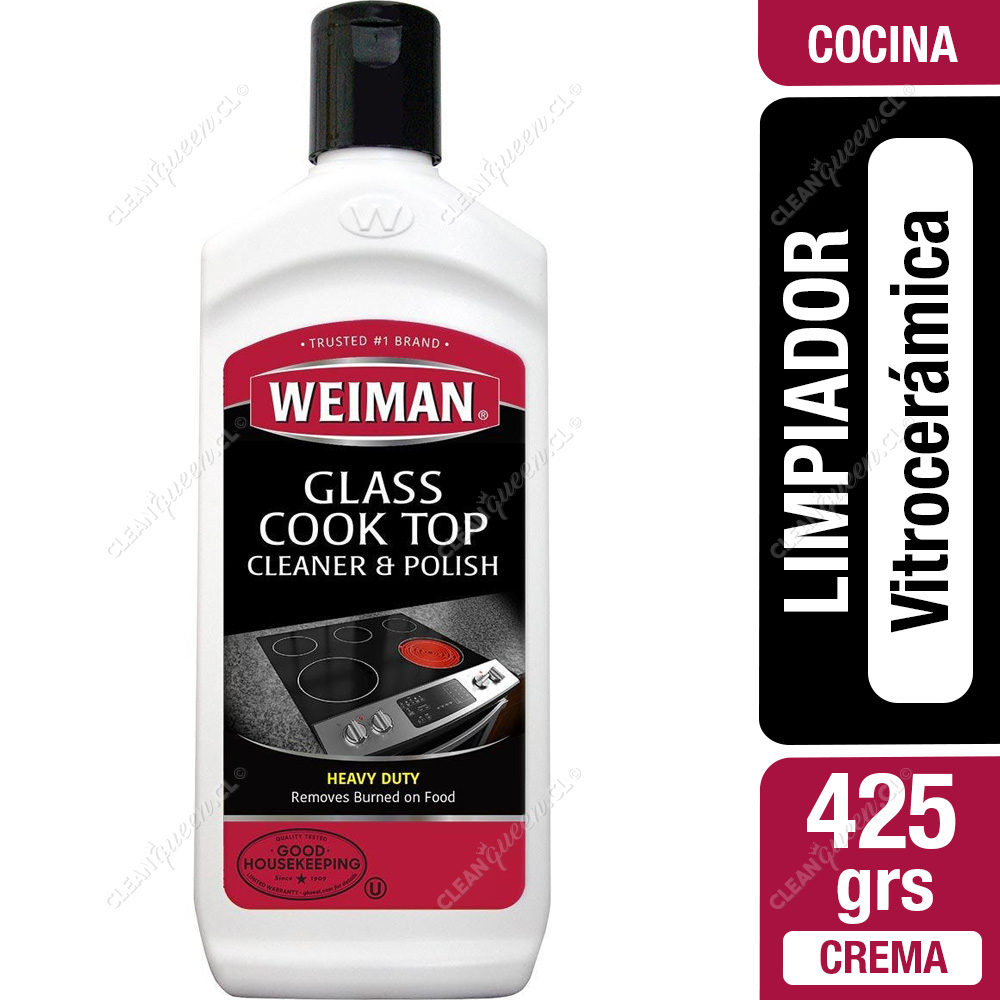 Limpiador Cremoso Weiman Vitrocerámica 425 g - Clean Queen