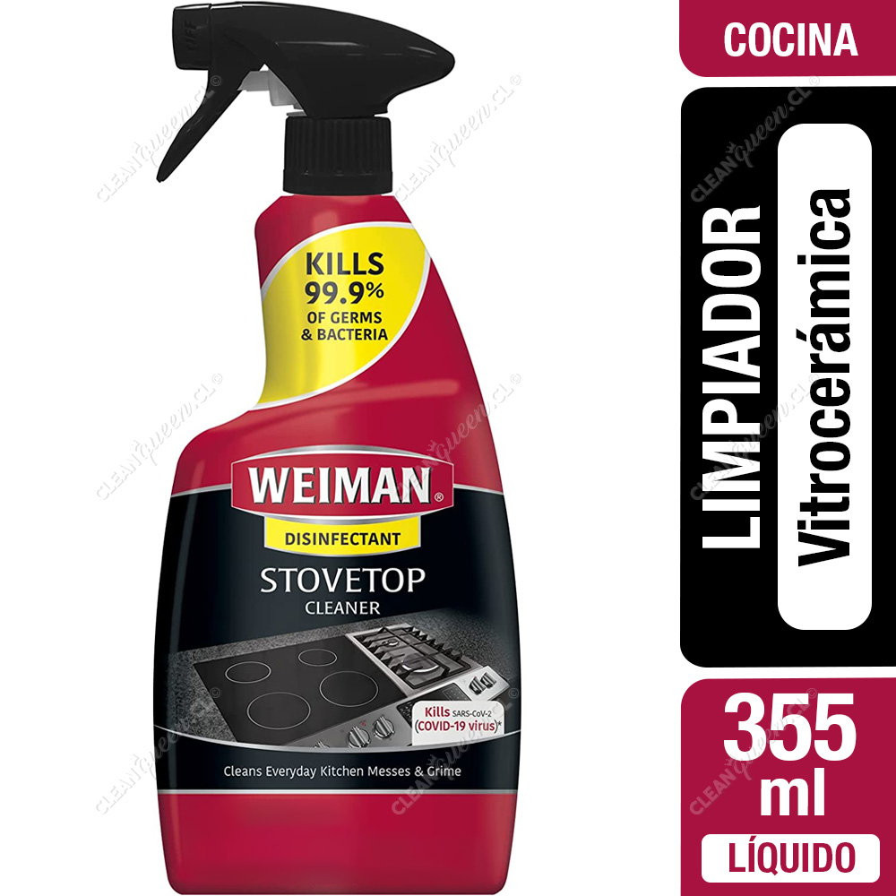 Limpiador Desinfectante Líquido Weiman Vitrocerámica 355 ml
