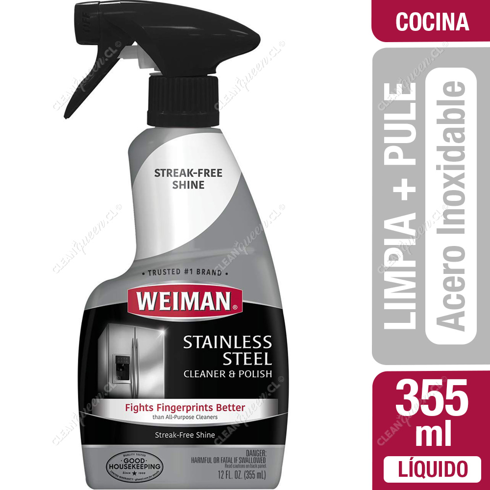 Weiman Stainless Steel Limpiador Acero Inoxidable 12oz 355ml