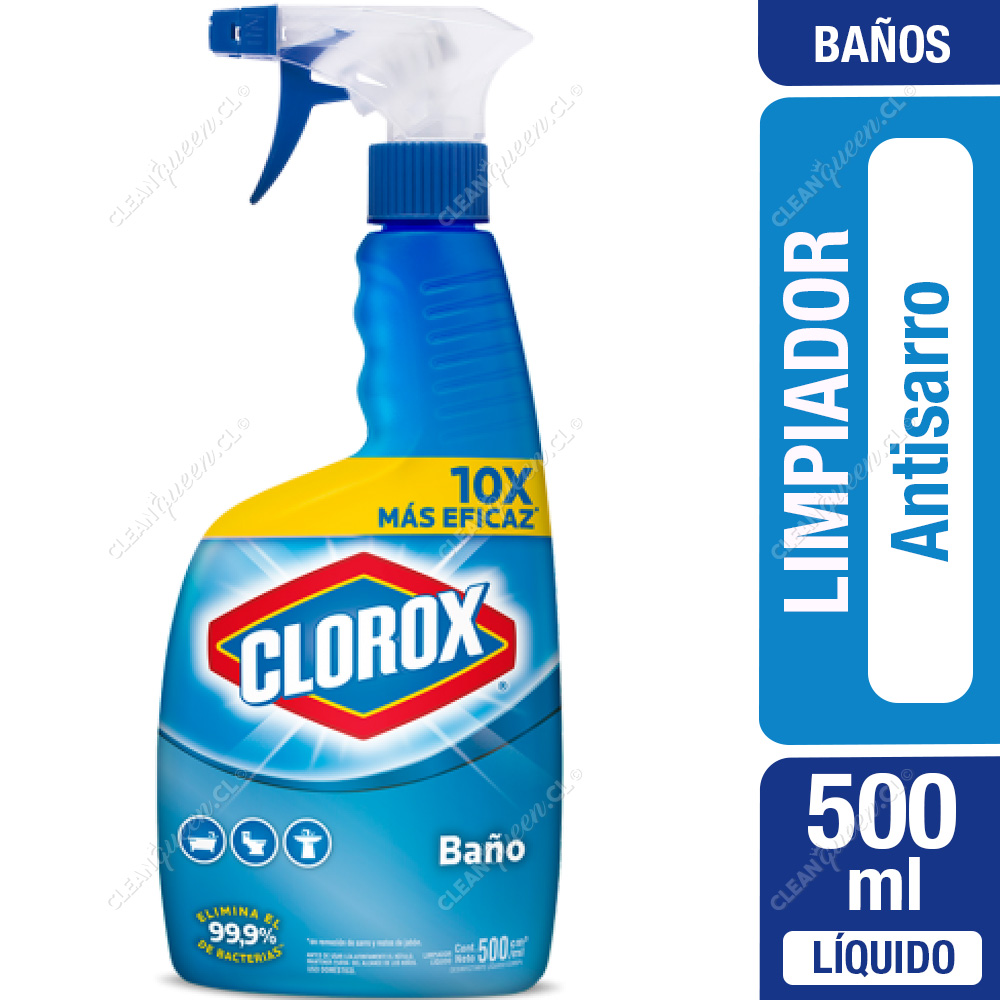 Limpiador Líquido Antisarro Clorox Baño 500 ml - Clean Queen