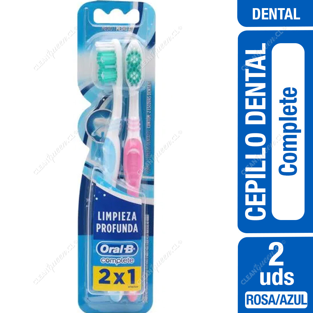 Cepillo Dental Oral-B Complete 2 Unid - Clean Queen