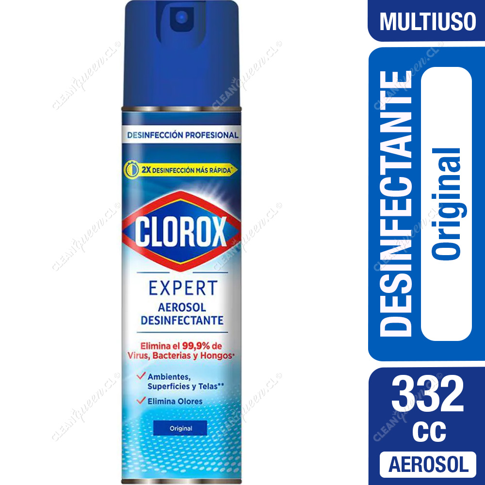 Desinfectante Aerosol Clorox Expert Original 332 cc - Clean Queen