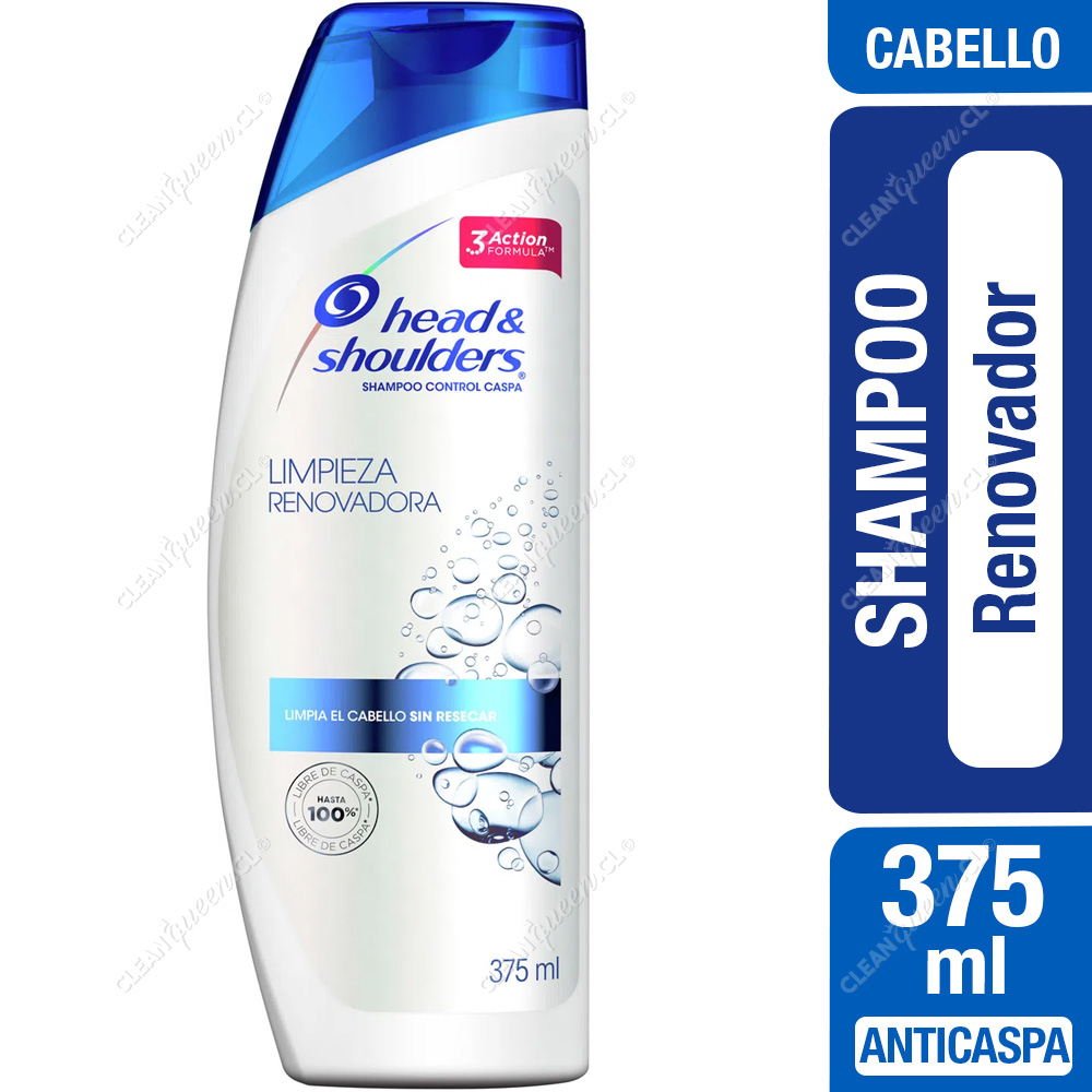 Shampoo Anticaspa Head & Shoulders Limpieza Renovadora 375 ml - Clean Queen