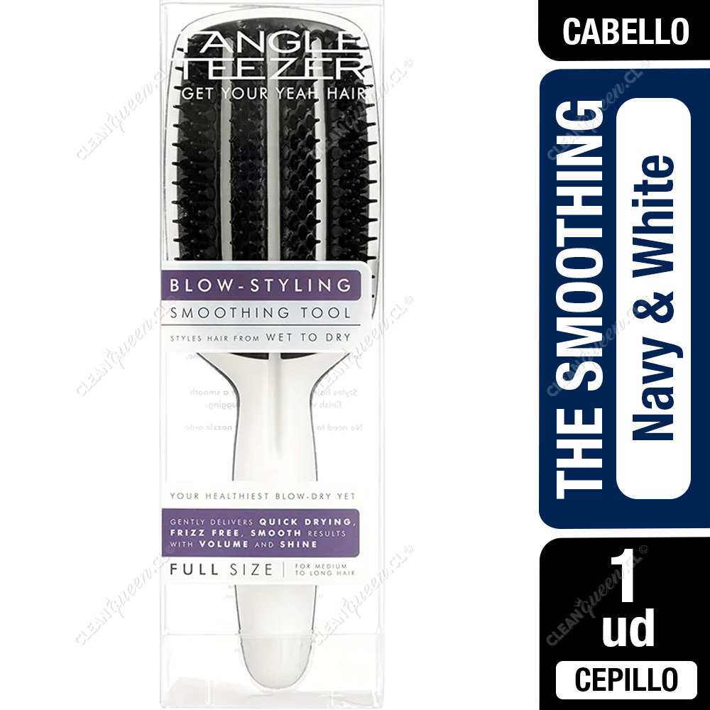 Cepillo Tangle Teezer The Smoothing Navy & White 1 Unid - Clean Queen
