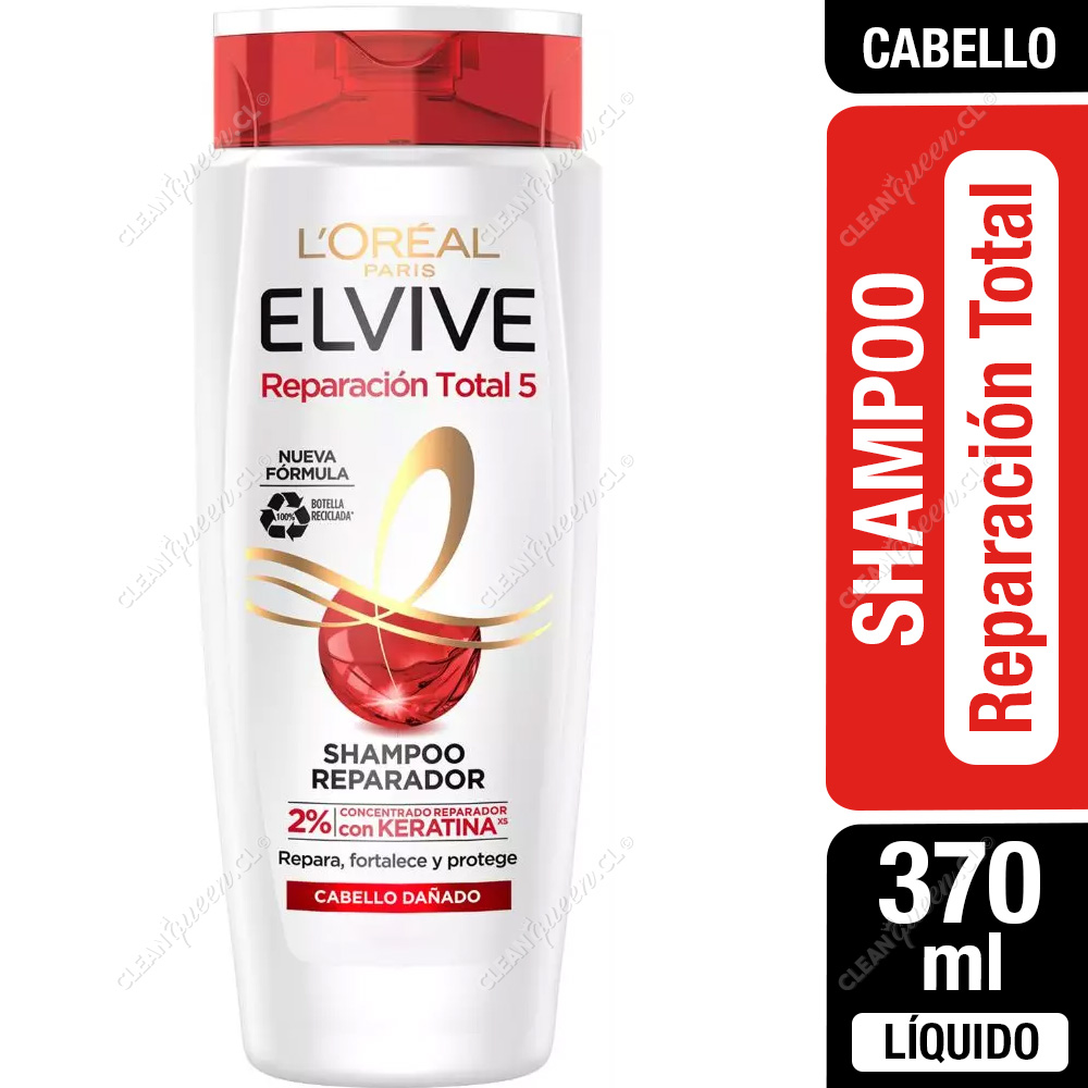Shampoo Elvive Reparación Total 370 ml - Clean Queen