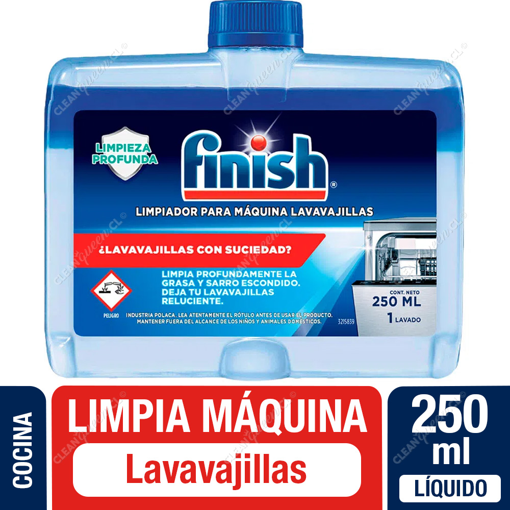 Limpiador Máquina Lavavajillas Finish 250 ml