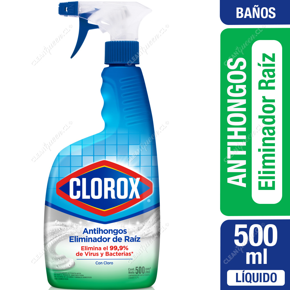 Eliminador de moho de 500 ml con fórmula de cloro activo, extra fuerte,  spray antimoho altamente eficaz, eliminación de moho en azulejos, juntas