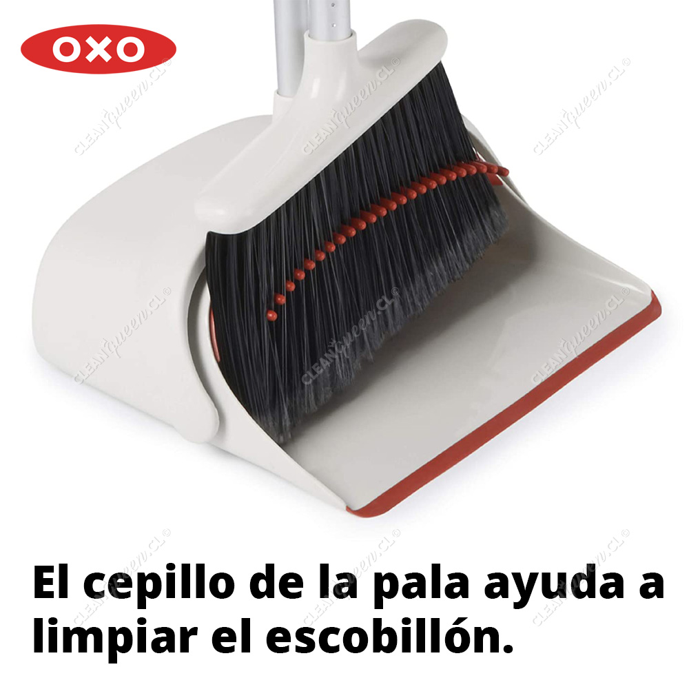 Escobilla Inodoro Limpia Bordes + Base Oxo 1 Unid - Clean Queen