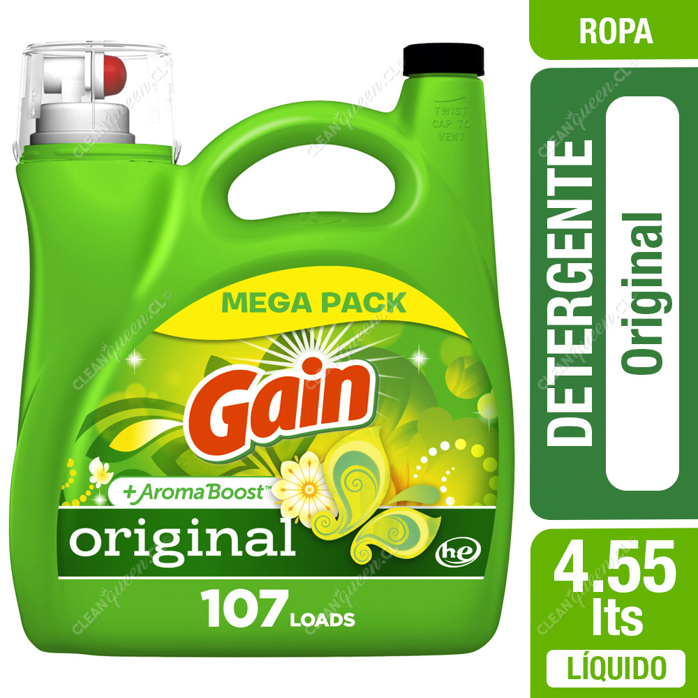 Detergente Líquido Gain Original 4.55 L - Clean Queen