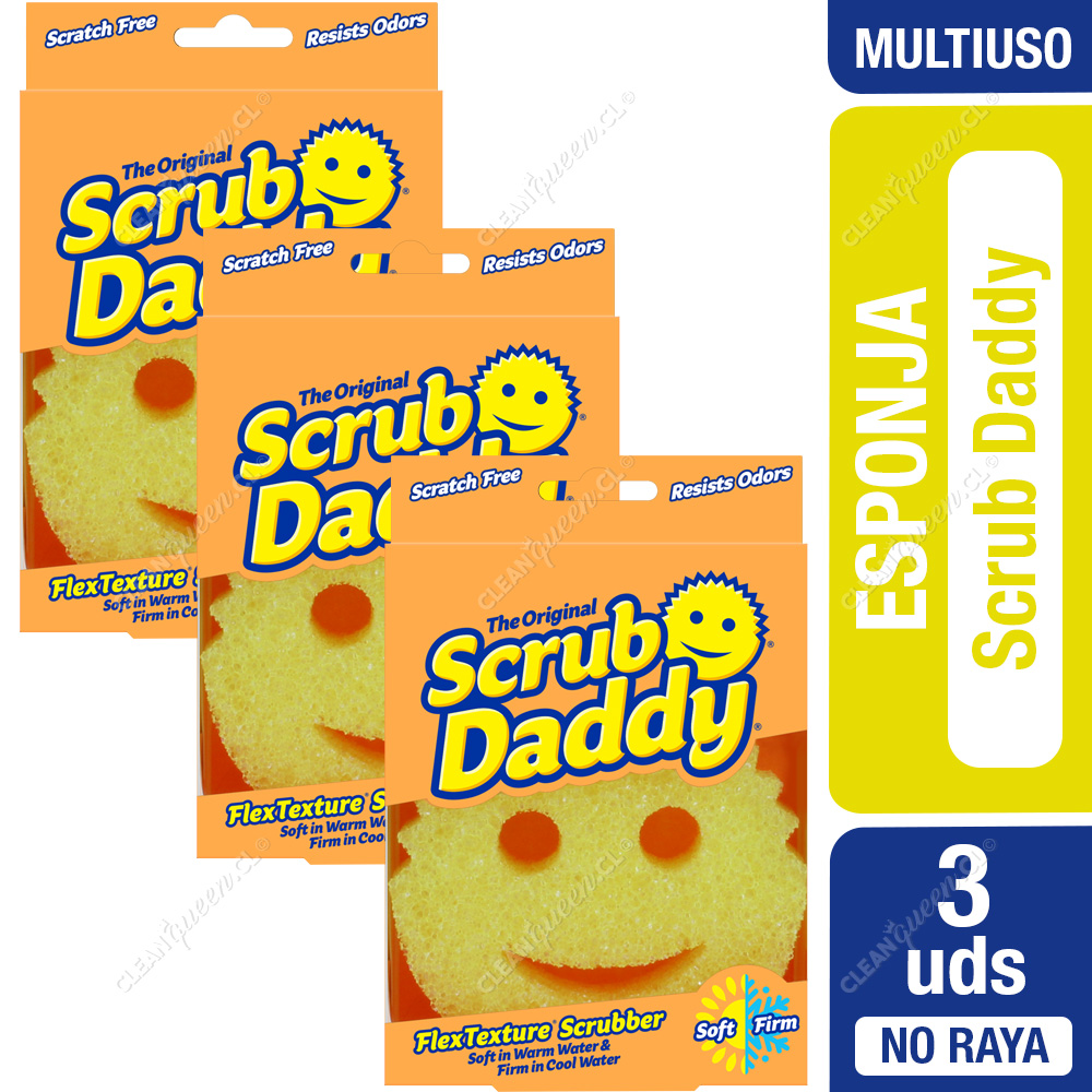 Esponja Scrub Daddy 3 x 1 Unid - Clean Queen