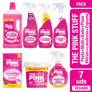 Stardrops The Pink Stuff Bundle - Detergente in crema 500ml + Pasta Pink  Stuff 850g + Spray detergente multiuso 750ml