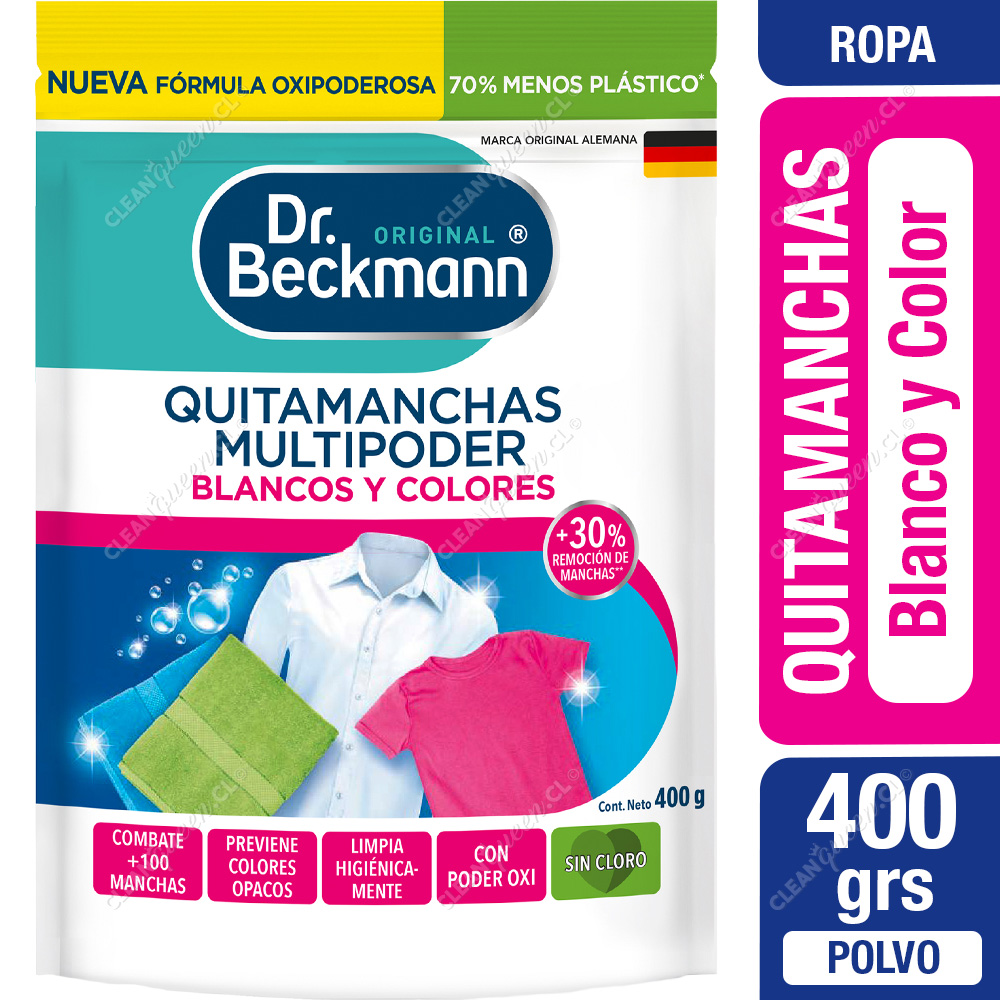 Quitamanchas Multipoder 400 Gr Dr. Beckmann: Eficacia Total